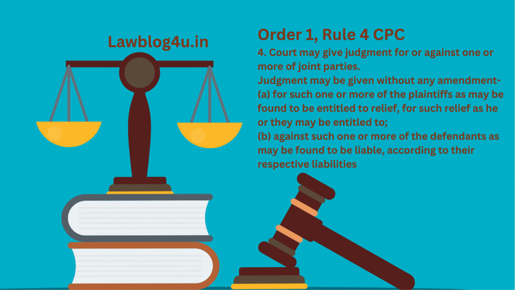 Order 1, Rule 4 CPC