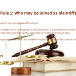 CPC Order 1 Rule 1 Who may be joined as plaintiffs