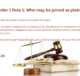 CPC Order 1 Rule 1: Who may be joined as plaintiffs 2 CPC Order 1 Rule 1 Who may be joined as plaintiffs 2